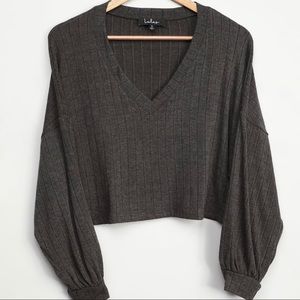 Cropped sweater